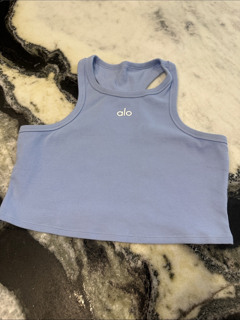 ALO Aspire Tank Yoga Ribbed Racerback Tank - Medium